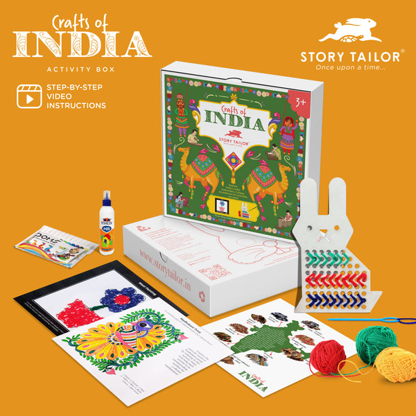 <p><strong>Craft of India - Activity Box</strong></p> <p>An Activity Box regarding rich craft culture of India </p> <p>It contains 2 DIY activities and Worksheet along with video tutorial</p>