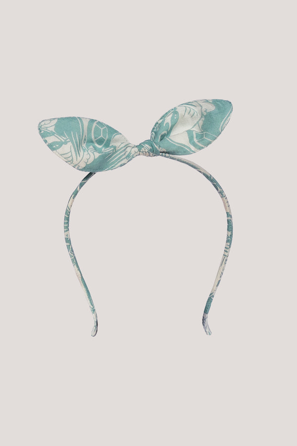 Bunny Shaped Hairband_Sea Green The Talkative Turtle