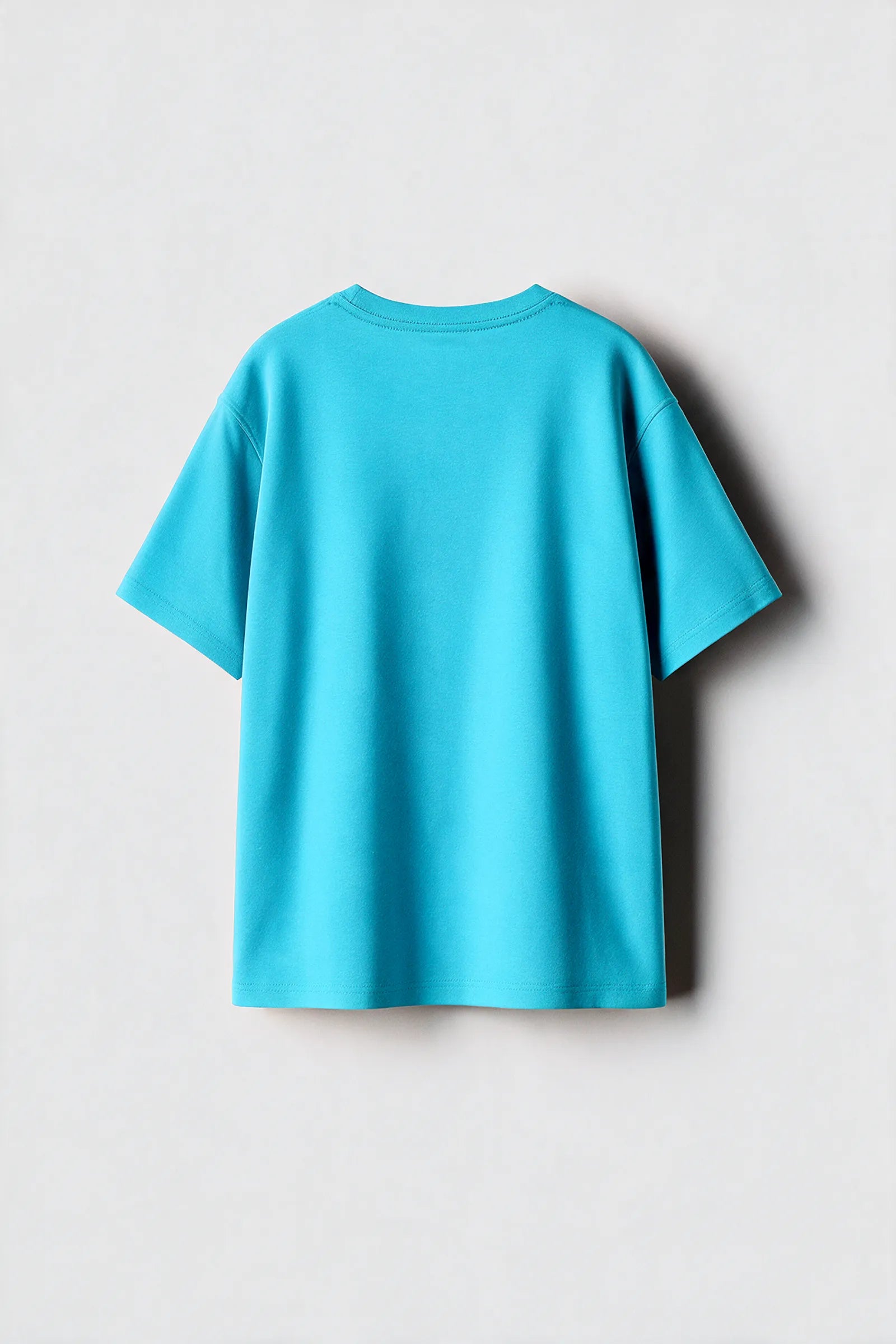 The Fox and The Crane- T Shirt, Sky Blue
