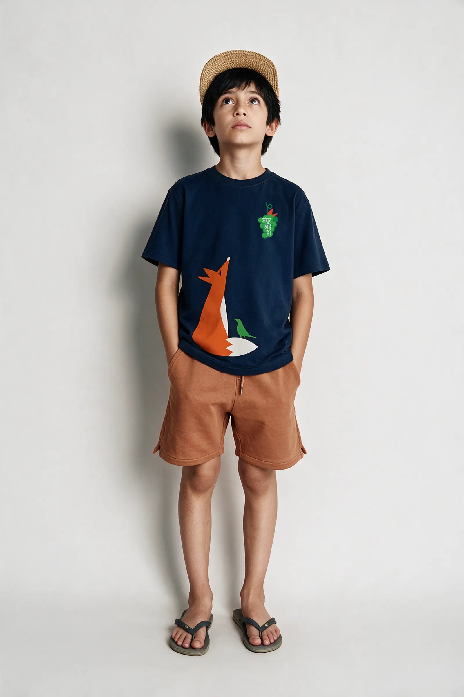 The Sour Grapes - T Shirt, Blue