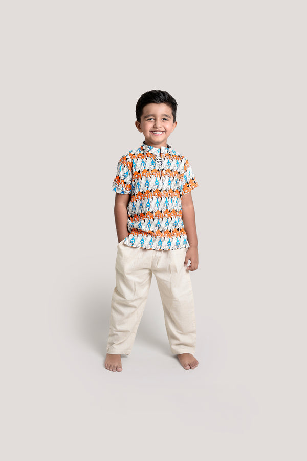 The Fox & The Crane- Short Kurta