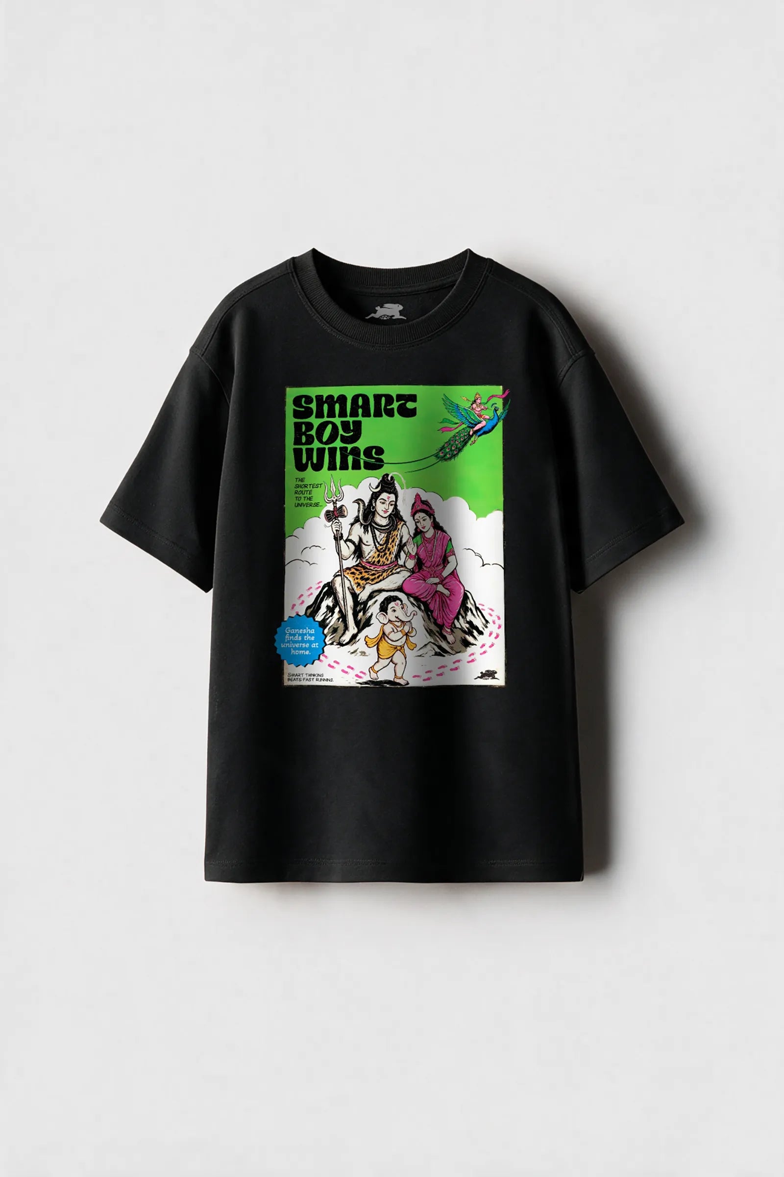 Smart Boy Wins | Ganesh - T Shirt, Black
