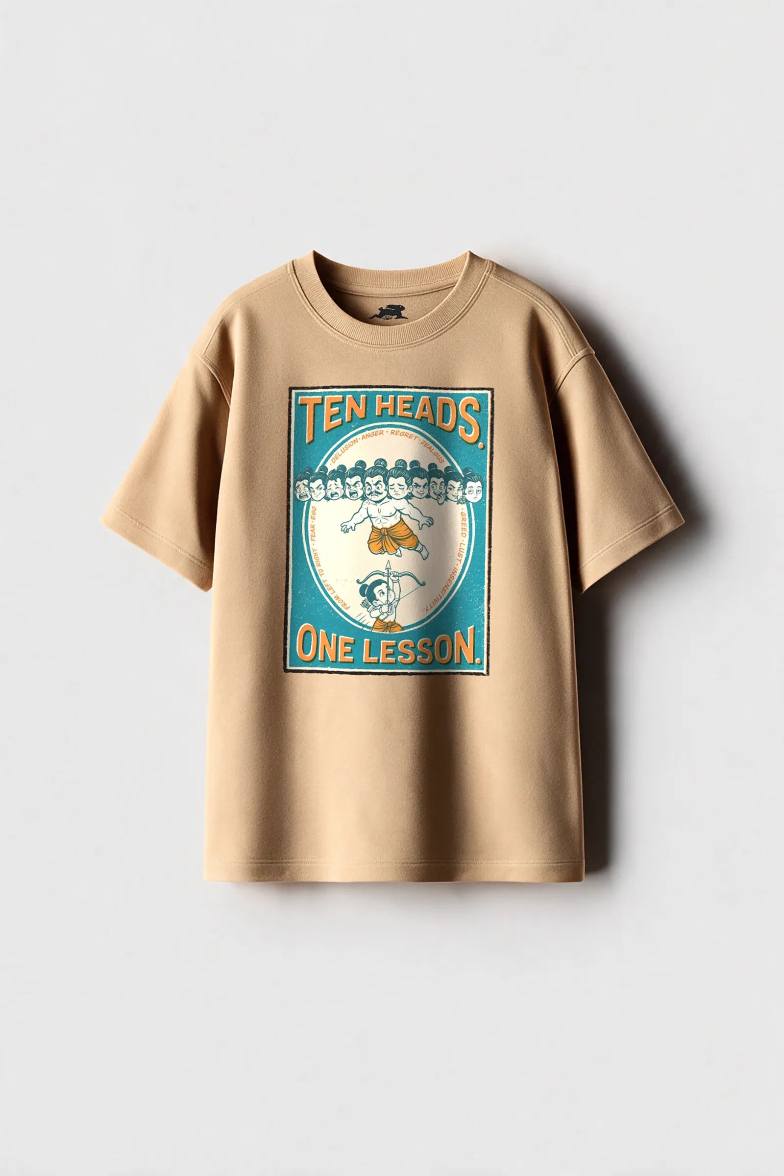 Ten Heads One Lesson | Ram - T Shirt, Beige