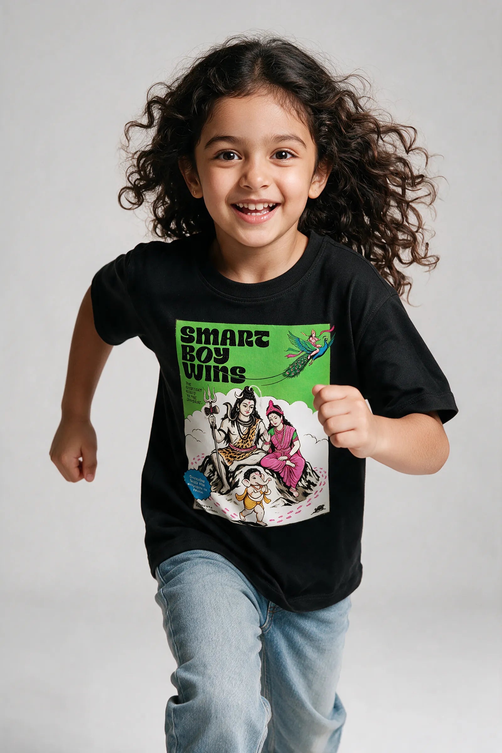 Smart Boy Wins | Ganesh - T Shirt, Black
