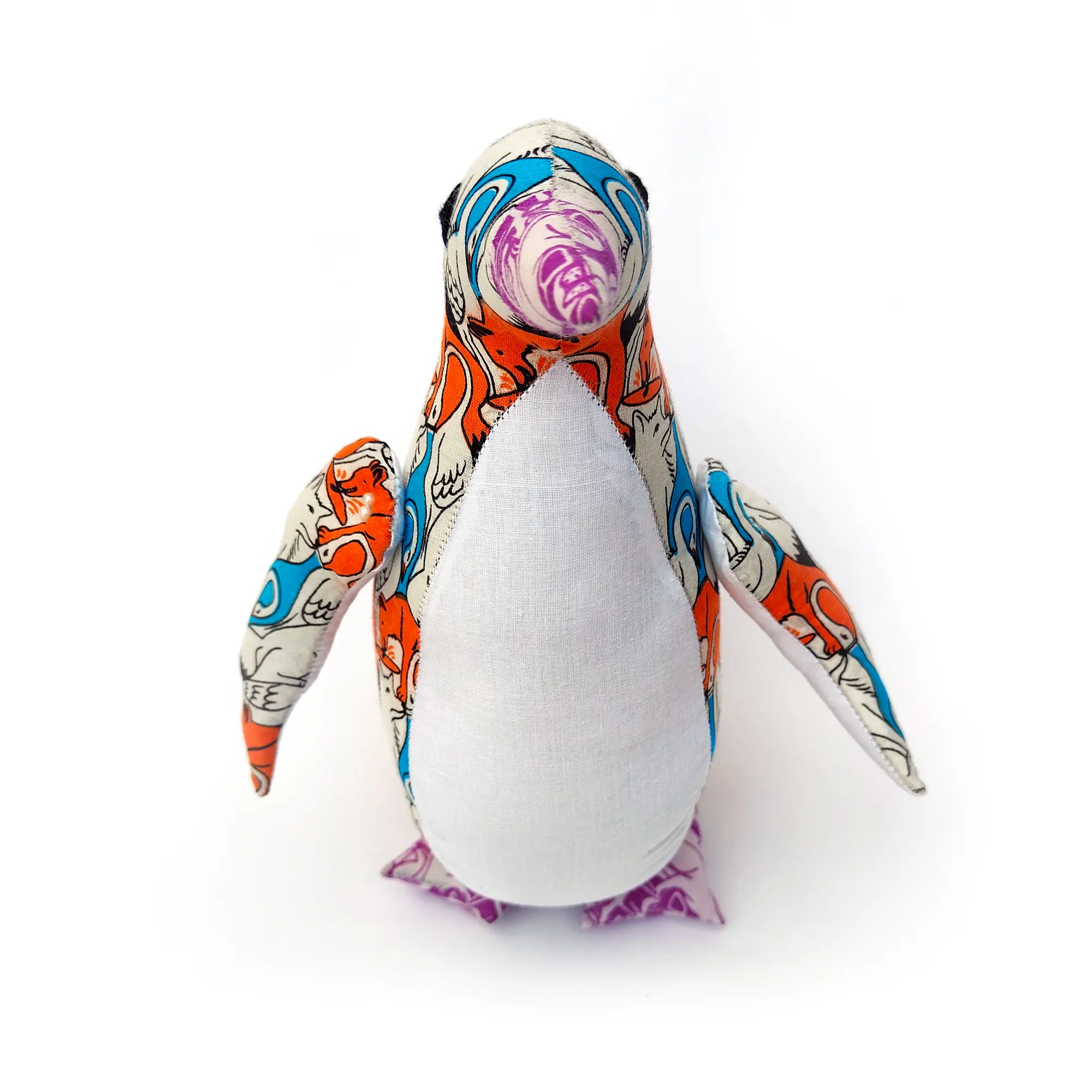 Handmade Cute Penguin Plush Toy – Sustainable, Soft & One-of-a-Kind