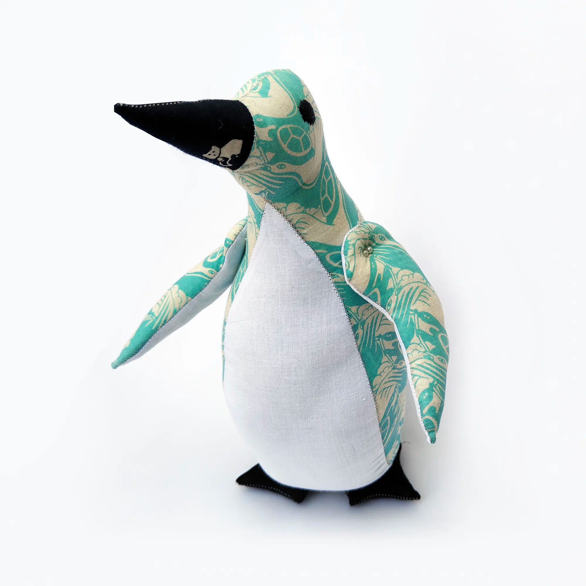 Handmade Cute Penguin Plush Toy – Sustainable, Soft & One-of-a-Kind