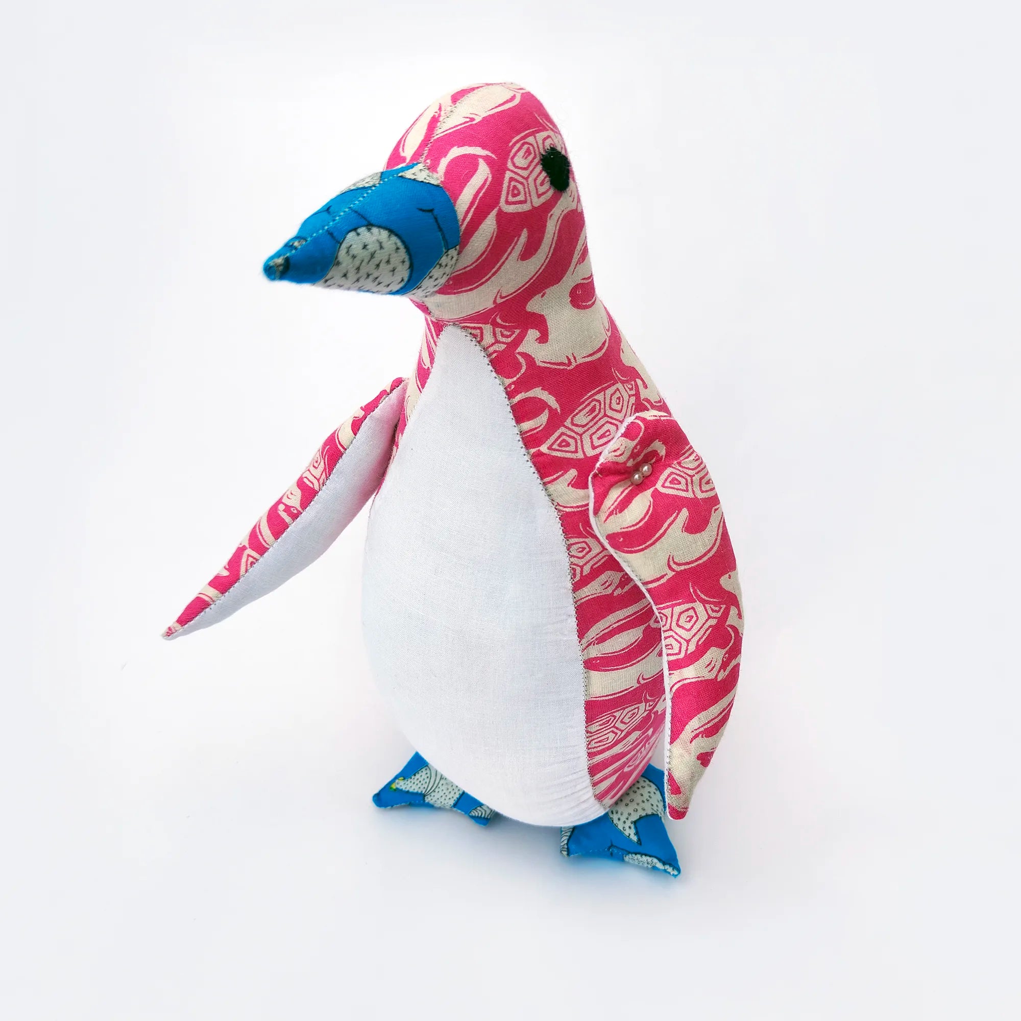 Handmade Cute Penguin Plush Toy – Sustainable, Soft & One-of-a-Kind