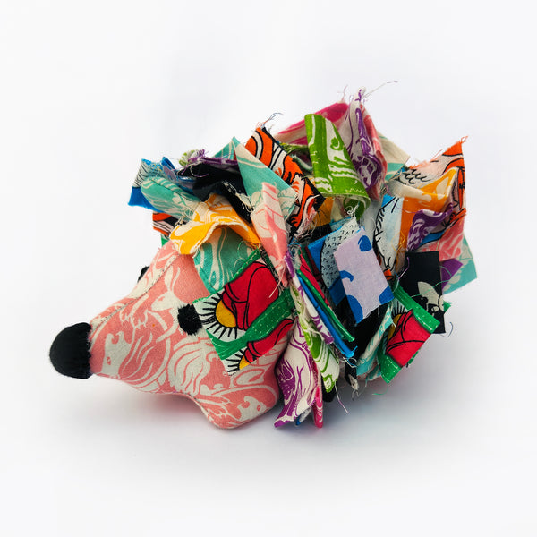 Handmade Hedgehog Plush Toy – A Spiky Softie with a Heart for the Planet