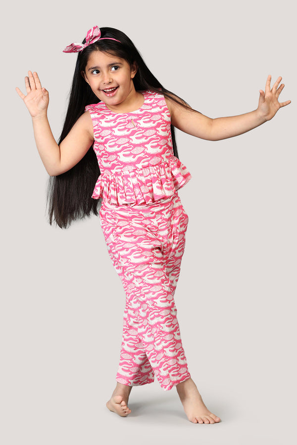 The Hare & The Tortoise - Crop Top Set