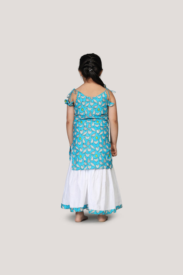 Hen That Laid The Golden Eggs- Kurta & Sharara Set