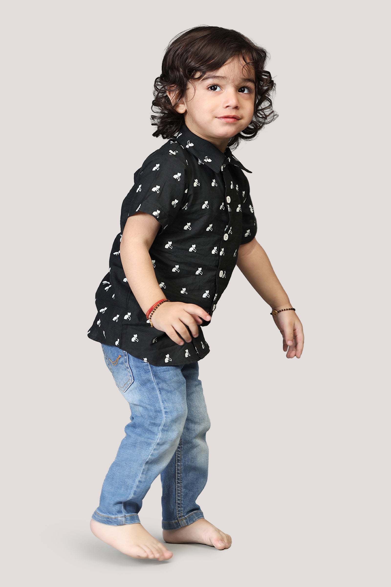 Bell The Cat- Boys Shirt, Black