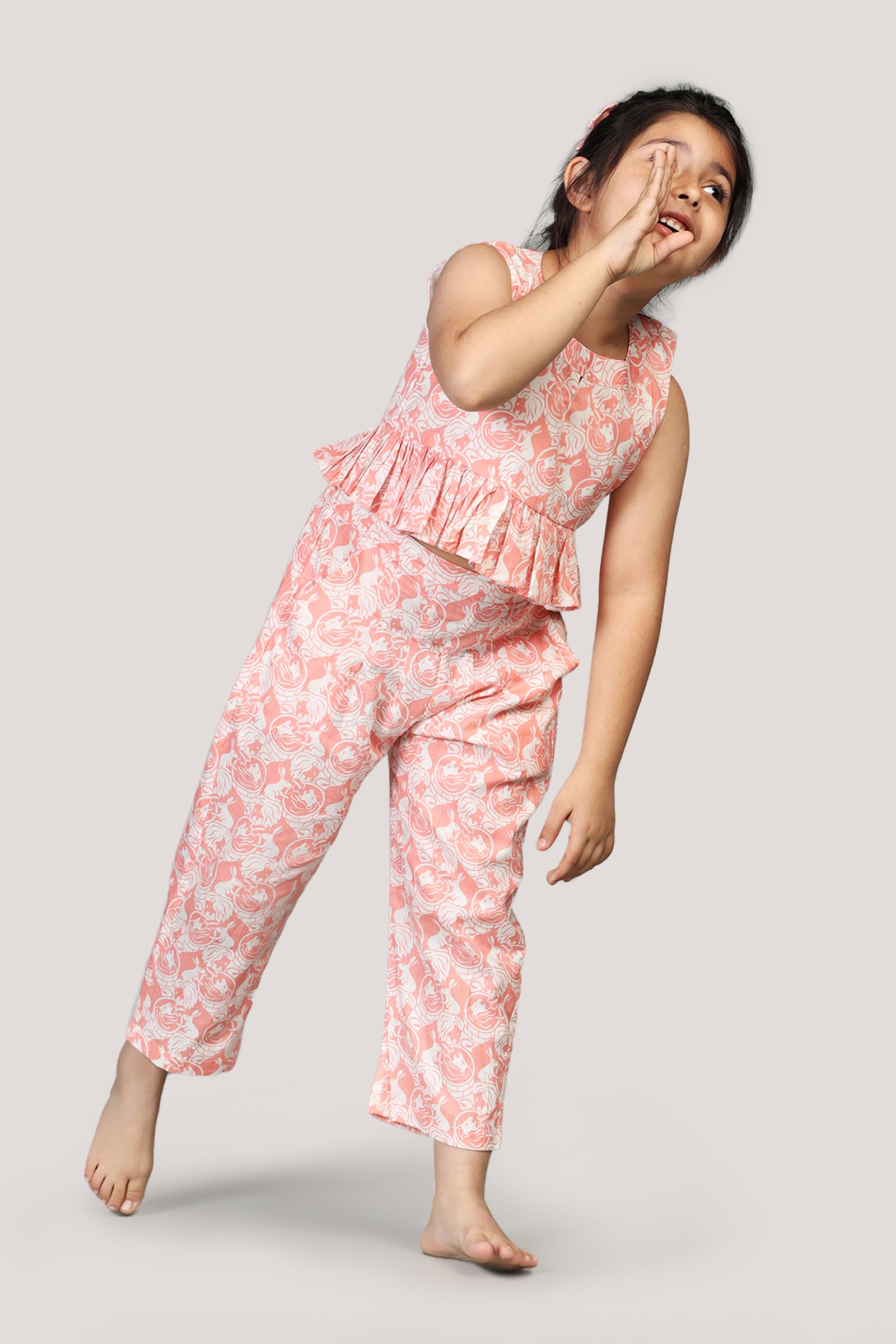 The Foolish Lion & The Clever Rabbit - Crop Top Set