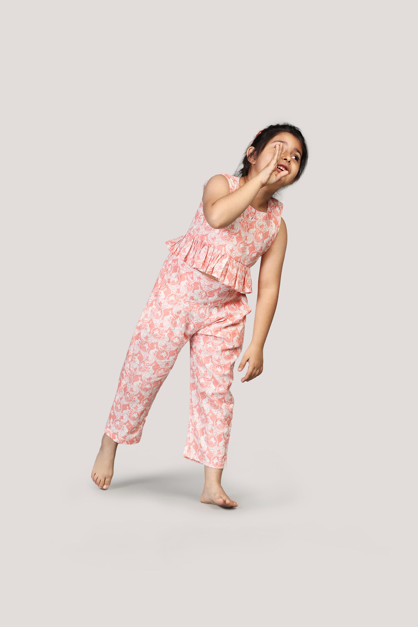 The Foolish Lion & The Clever Rabbit - Crop Top Set