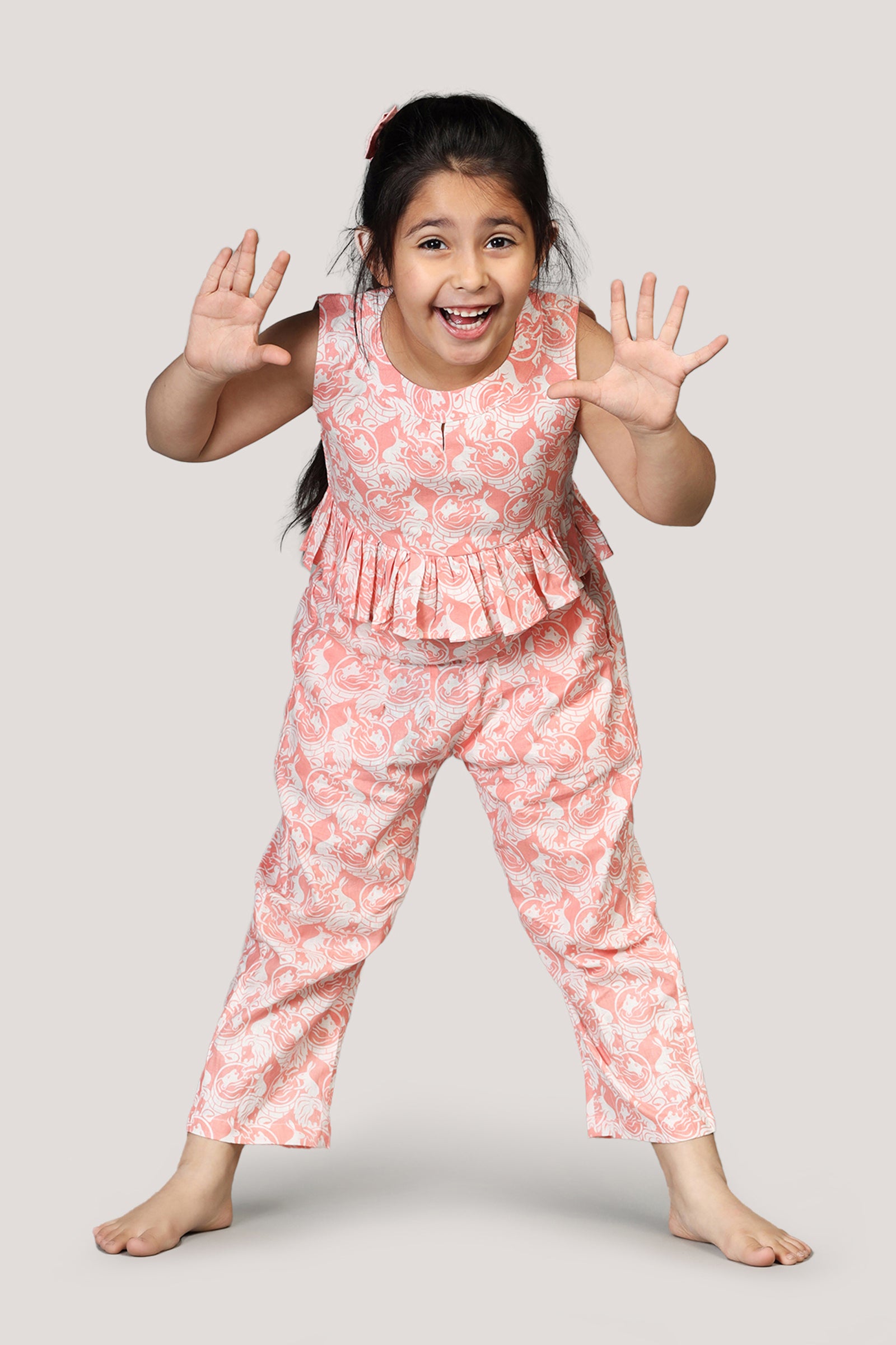 The Foolish Lion & The Clever Rabbit - Crop Top Set