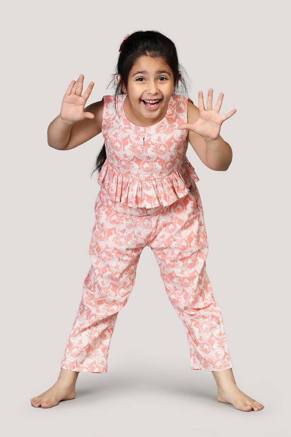 The Foolish Lion & The Clever Rabbit - Crop Top Set