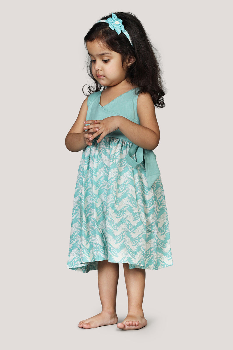 The Talkative Turtle - Overlap Yoke Frock