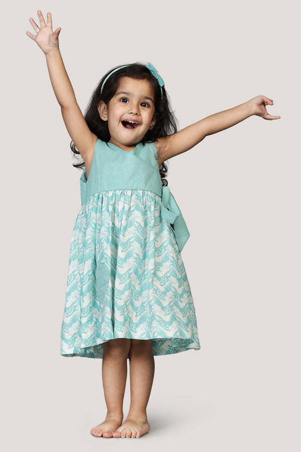 The Talkative Turtle - Overlap Yoke Frock