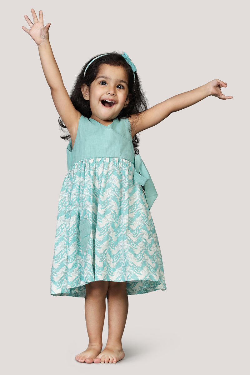 The Talkative Turtle - Overlap Yoke Frock