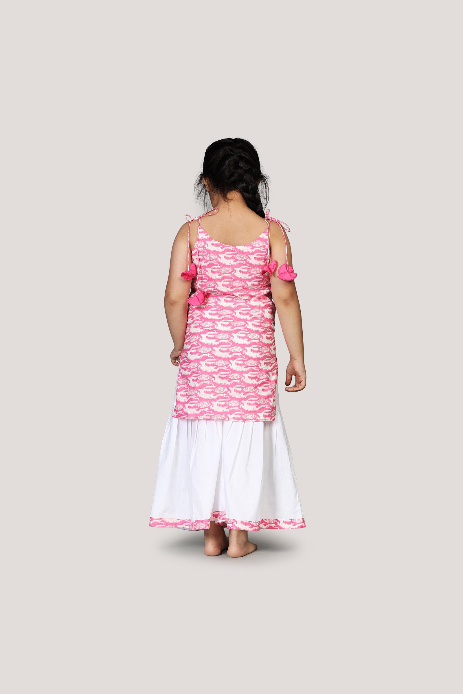 The Hare & The Tortoise- Kurta & Sharara Set