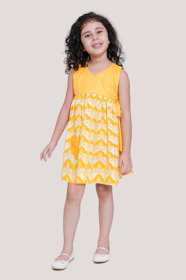 Two Silly Goats- Overlap Yoke Frock