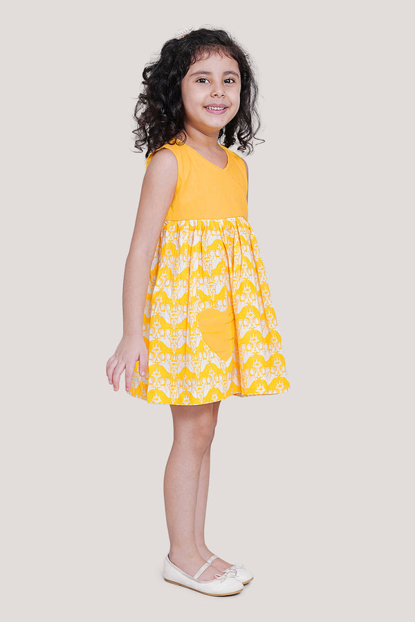 Two Silly Goats- Overlap Yoke Frock