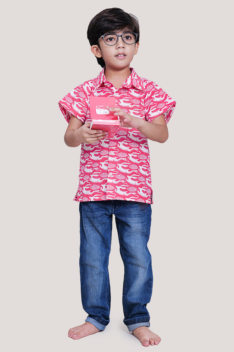 The Hare & The Tortoise - Boys Shirt