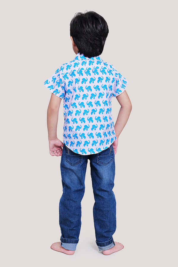 The Elephant & The Barking Dog- Boys Shirt