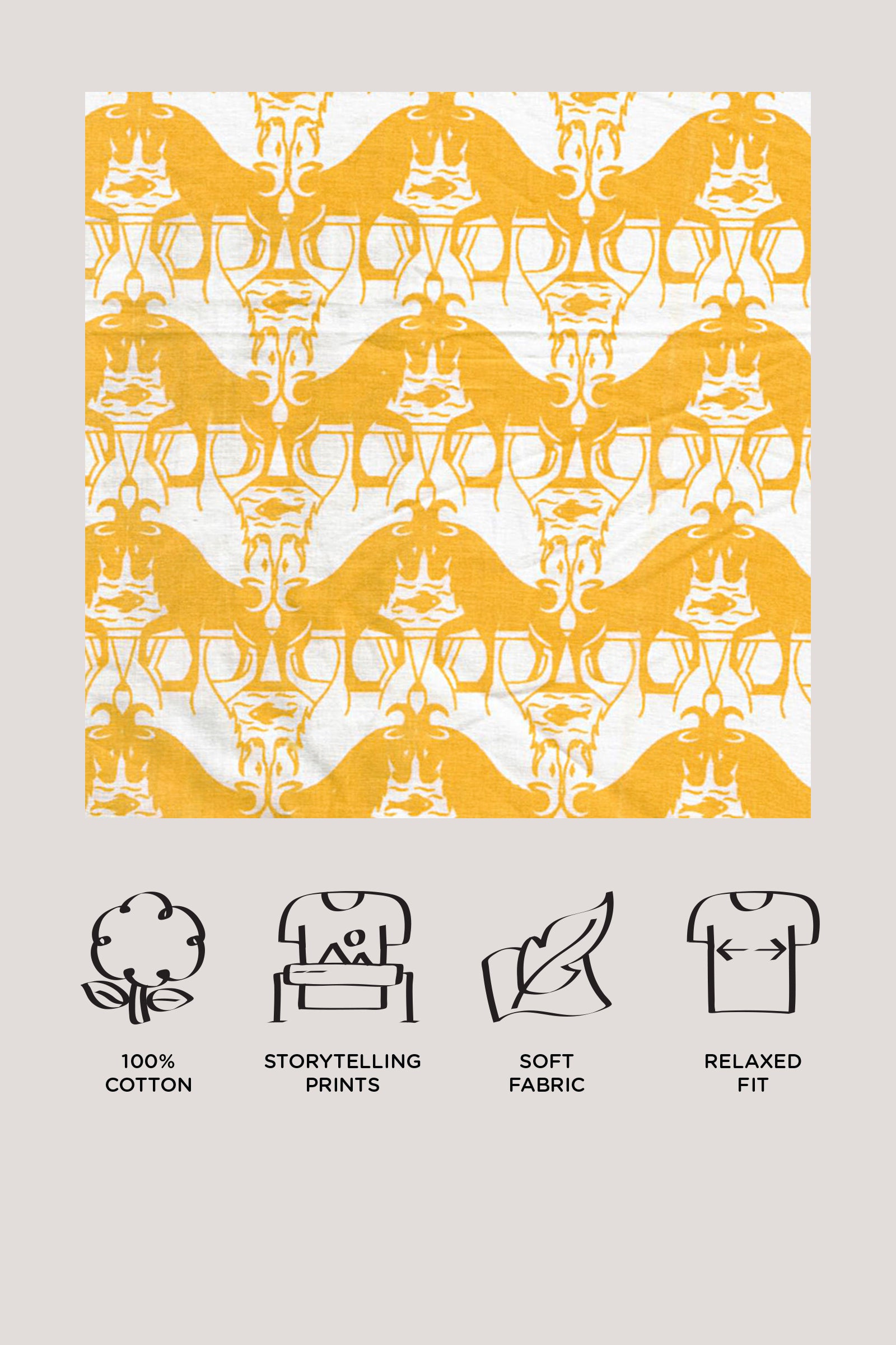 Two Silly Goats- Boys Kurta Pajama Set