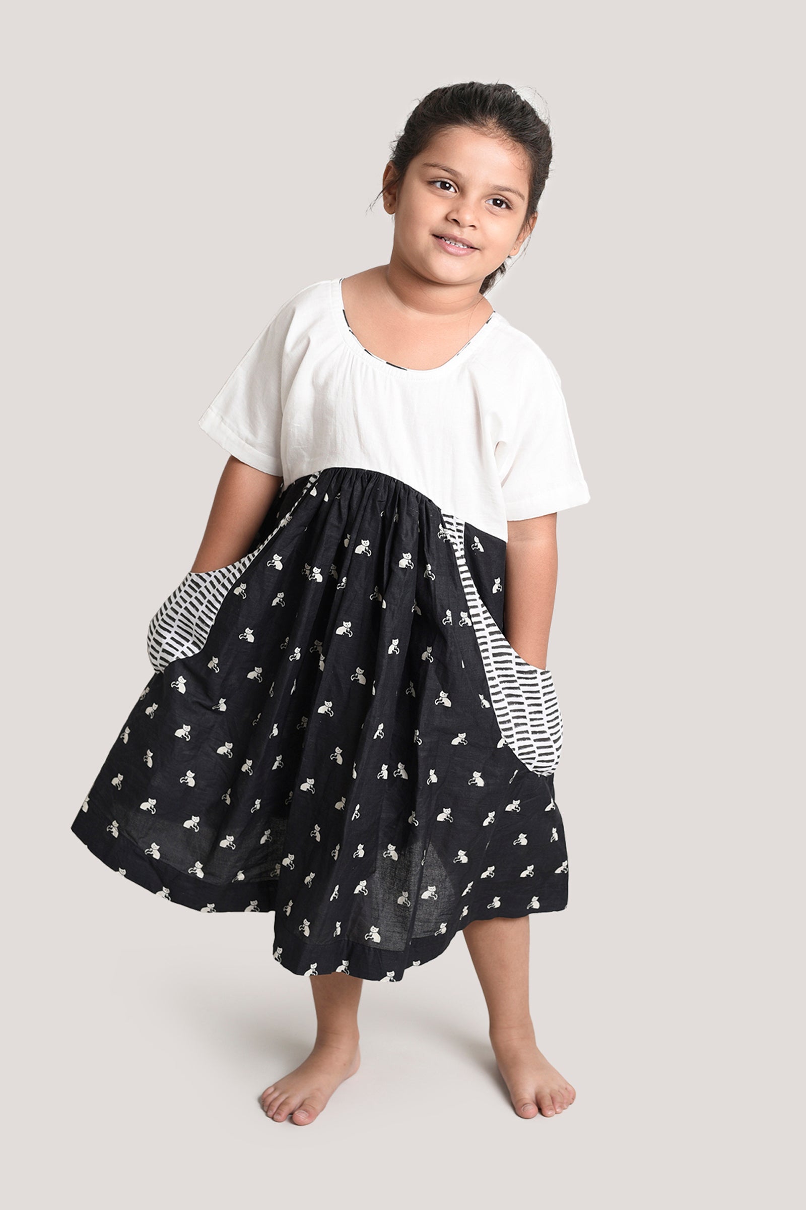 Bell The Cat - White Yoke Frock