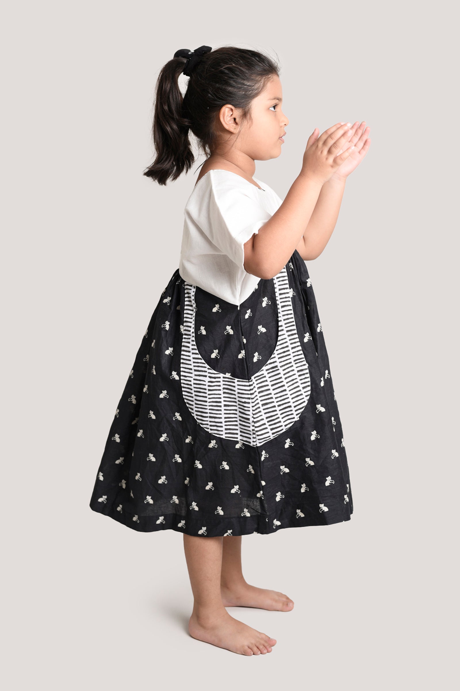 Bell The Cat - White Yoke Frock