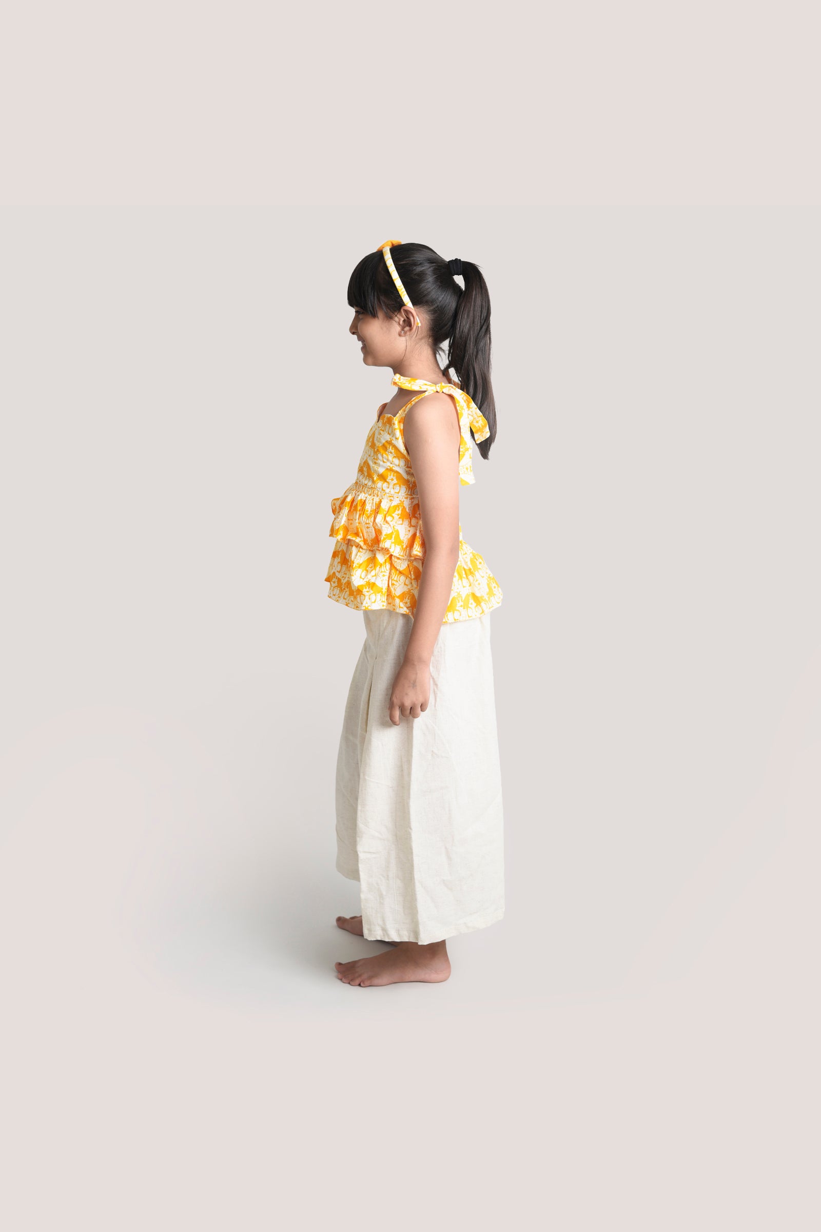 Two Silly Goats - Crop Top Palazzo Set