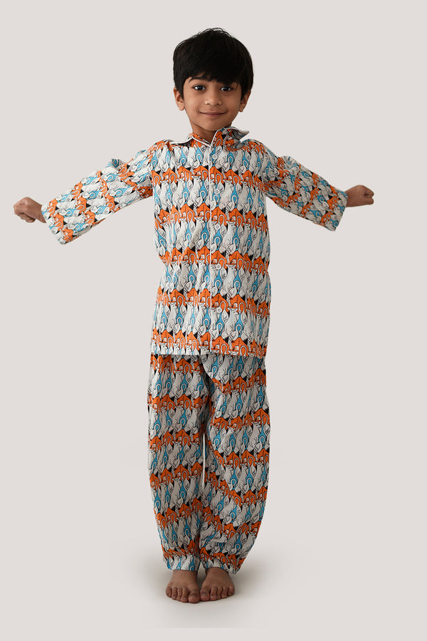 The Fox & the Crane - Sleepwear