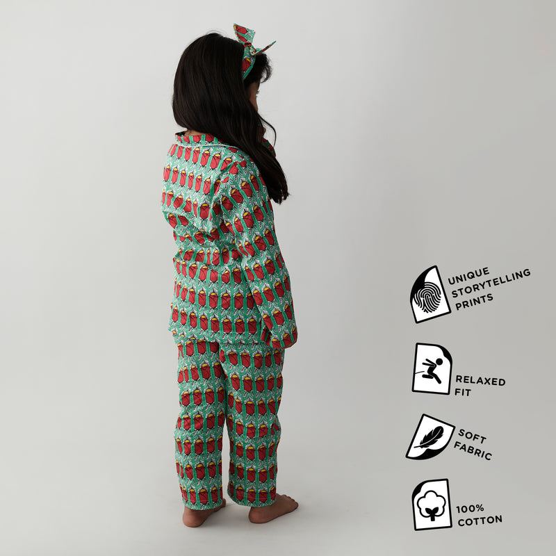 Cotton Kids Sleepwear with The Proud Rose Story Print