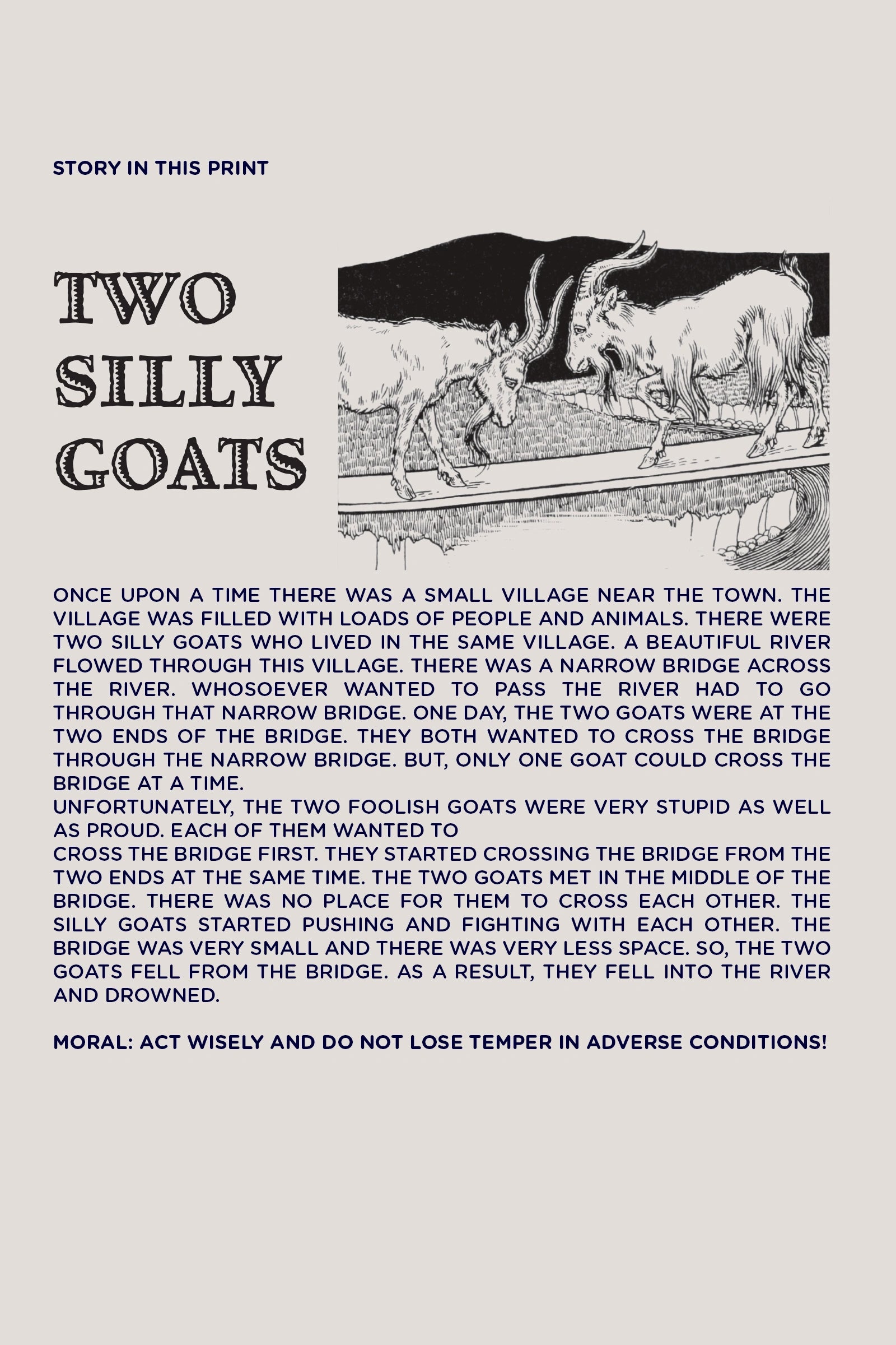 Two Silly Goats - T Shirt, Wine