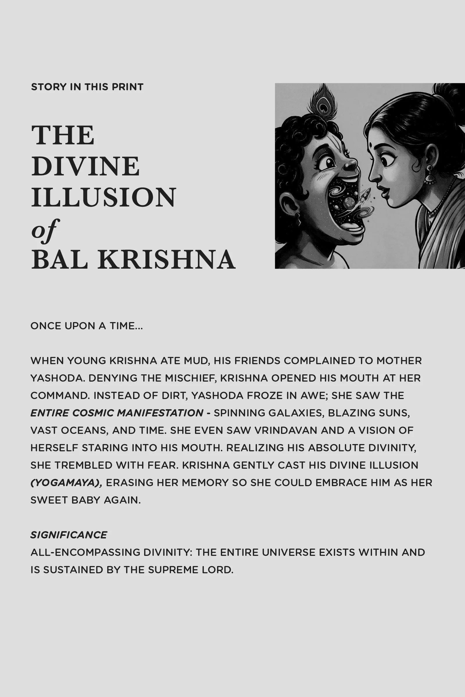 Universe Included | Krishna & The Universe – T Shirt, Green