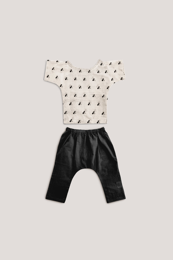 Bell the Cat, Jhabla Set, Beige