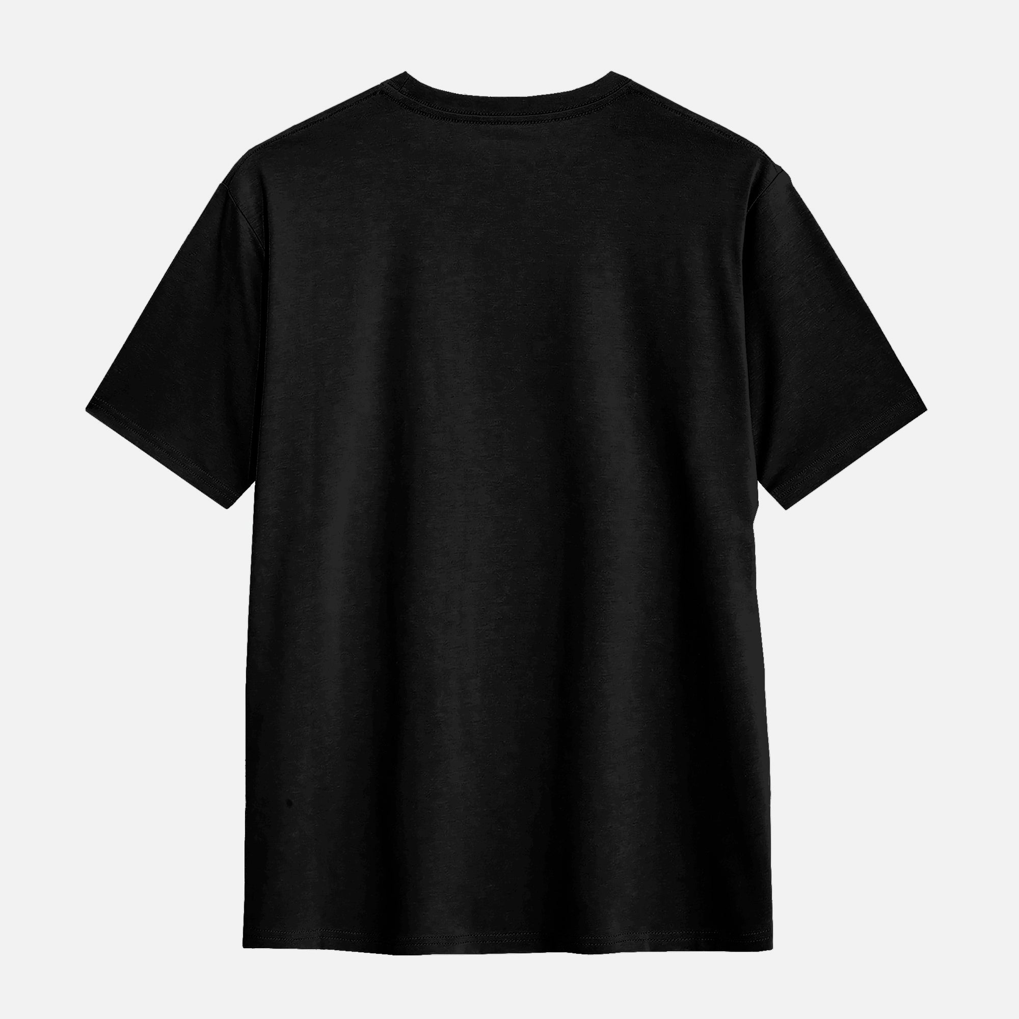 Tiger & Woodpecker Story Printed Girls T shirt - Black | 100% Cotton | Story-Based Kids wear