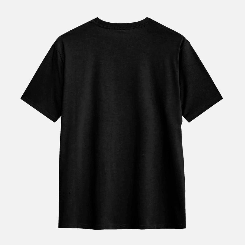 Tiger & Woodpecker Story Printed Girls T shirt - Black | 100% Cotton | Story-Based Kids wear