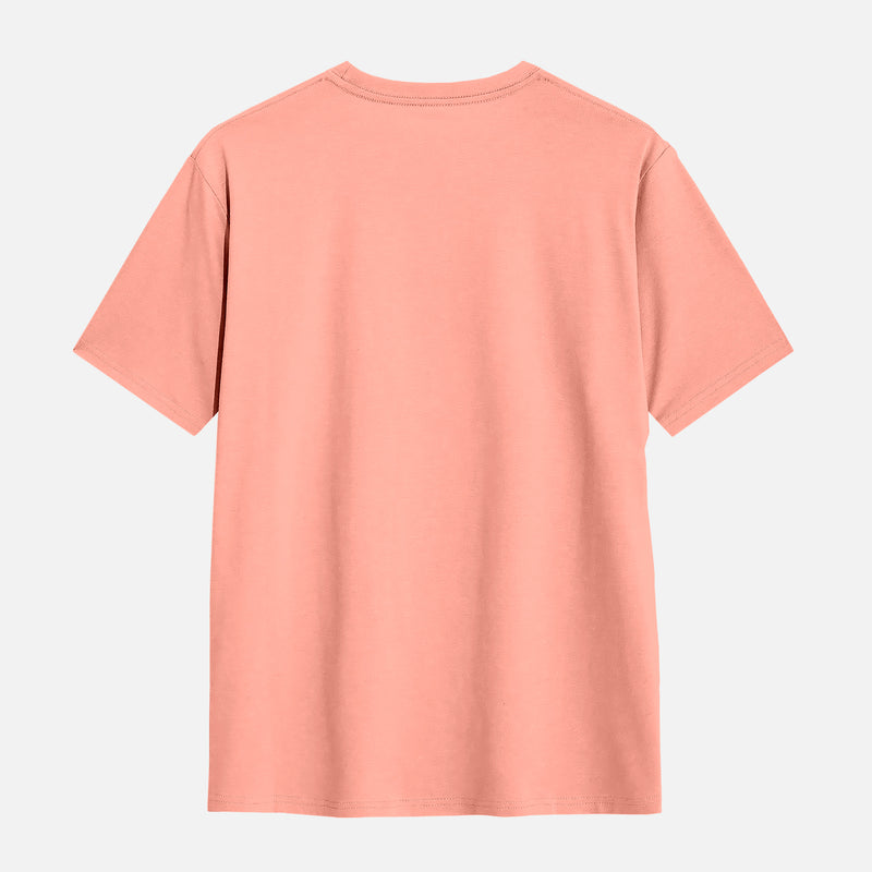 Town Musician of Bremen Story Printed Boys T shirt -Coral | 100% Cotton | Story-Based Kids wear