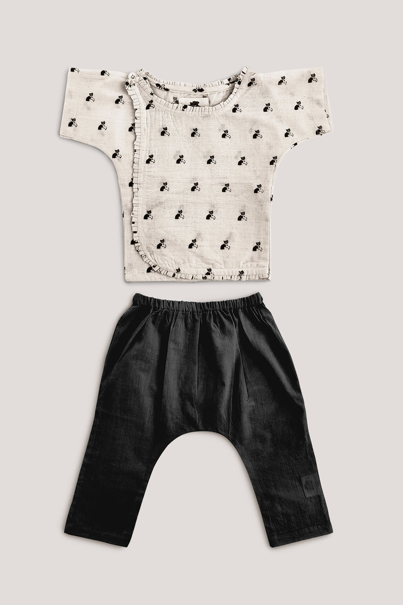 Bell the Cat, Jhabla Set, Beige