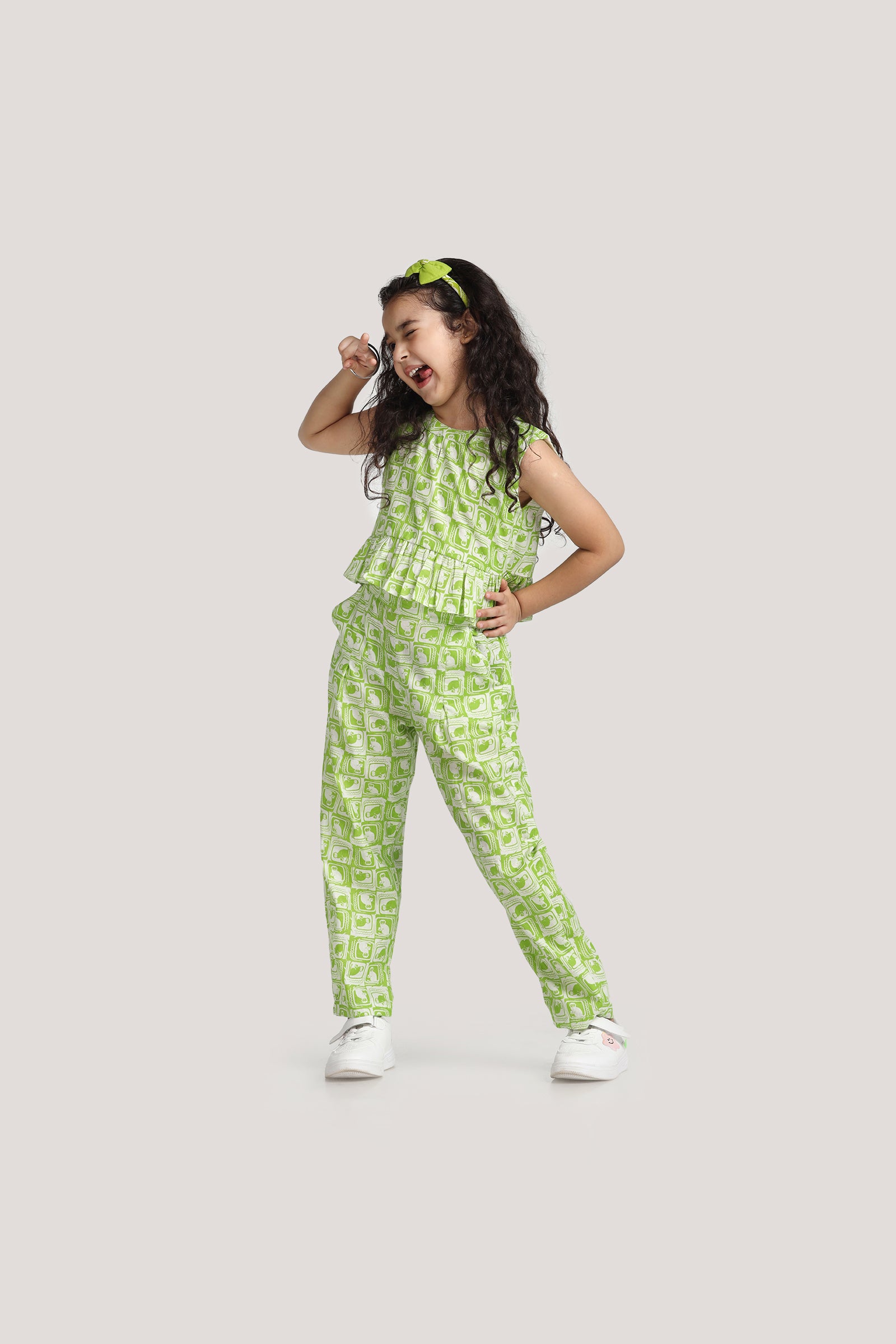The Monkey & The Crocodile - Crop Top Set