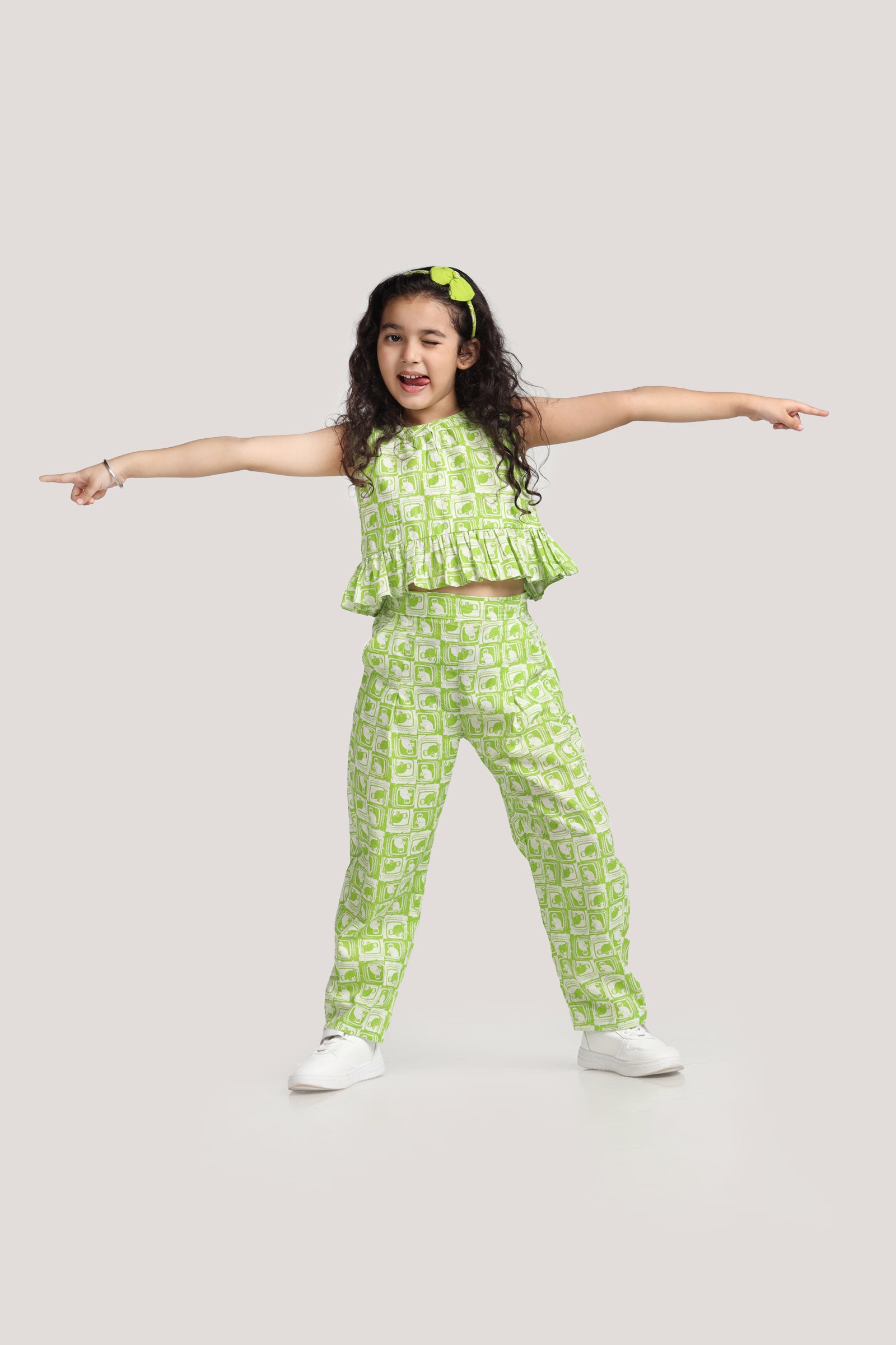 The Monkey & The Crocodile - Crop Top Set