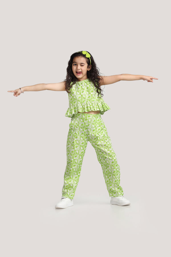 The Monkey & The Crocodile - Crop Top Set