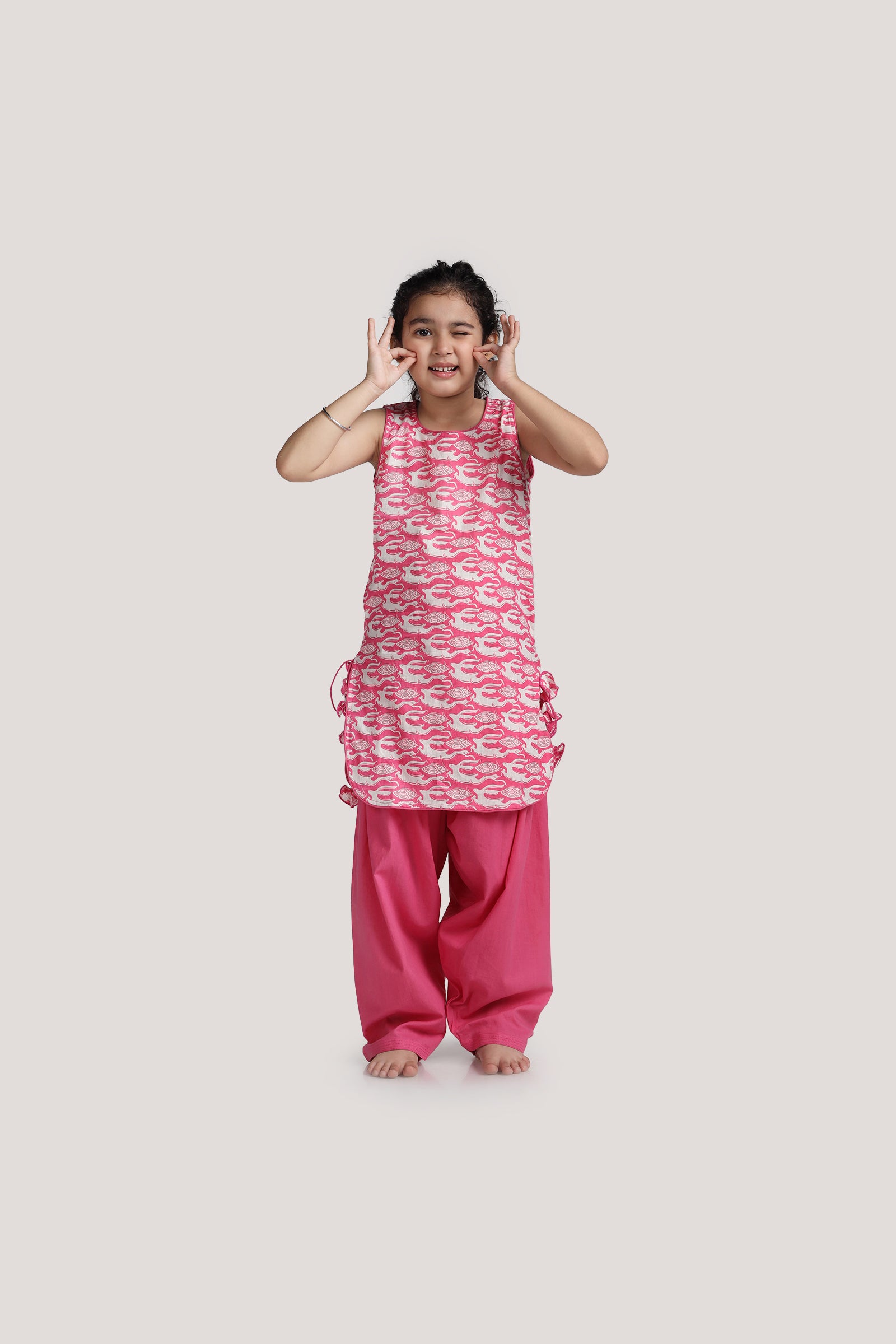 The Hare & The Tortoise - Patiala Suit Set