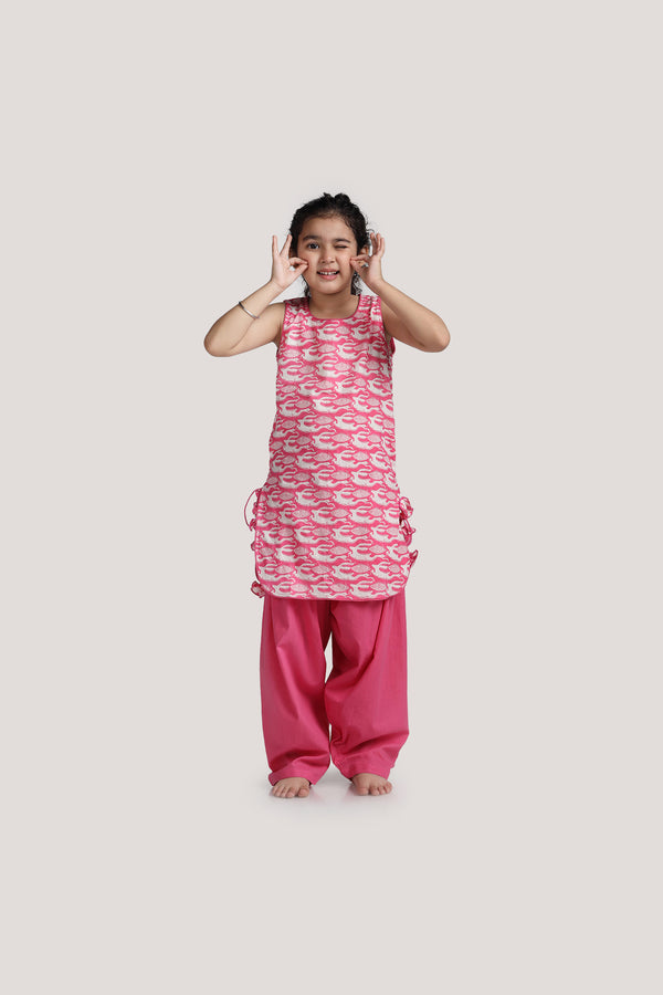 The Hare & The Tortoise - Patiala Suit Set