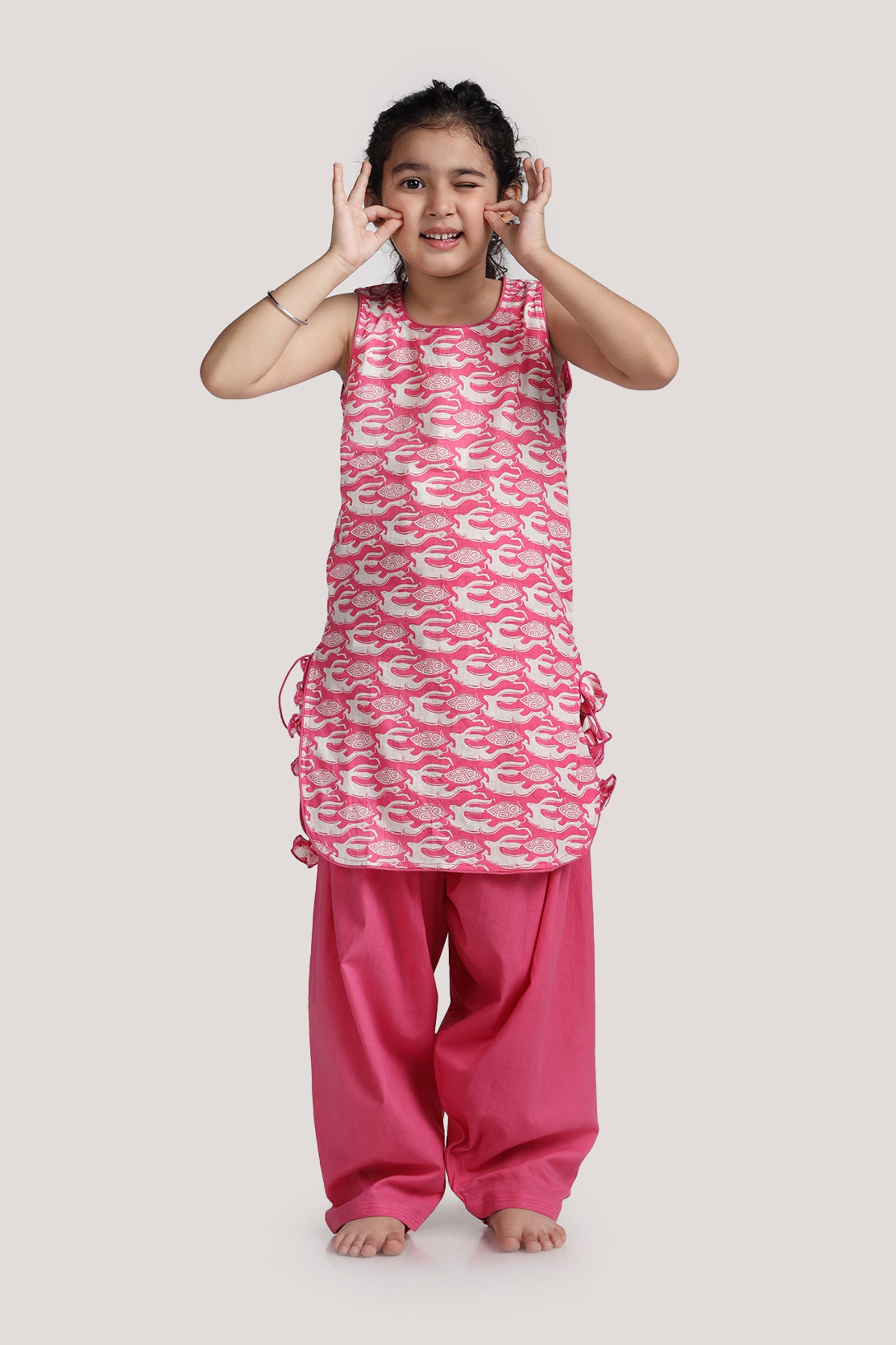 The Hare & The Tortoise - Patiala Suit Set