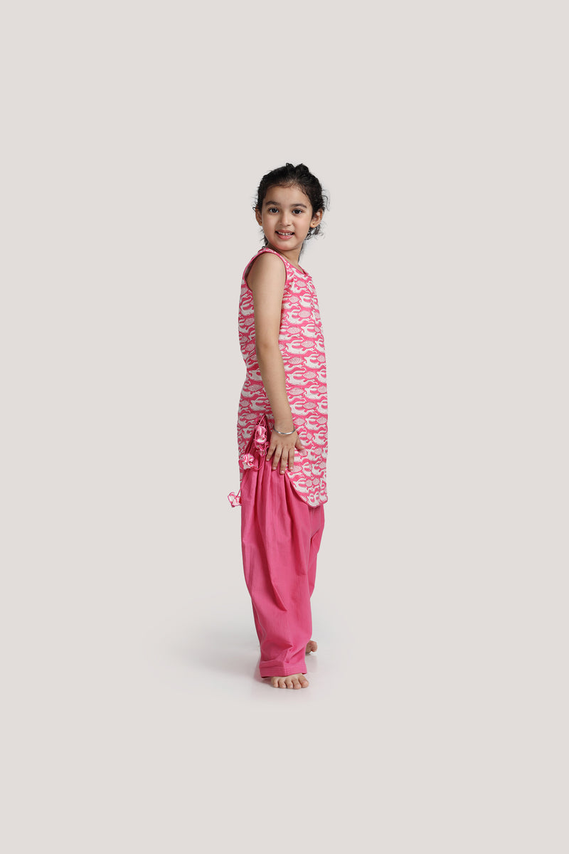 The Hare & The Tortoise - Patiala Suit Set