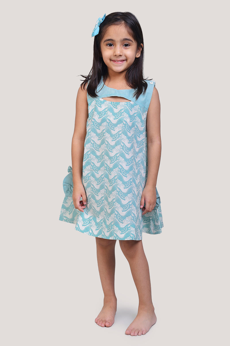 The Talkative Turtle - Peek-a-boo Frock