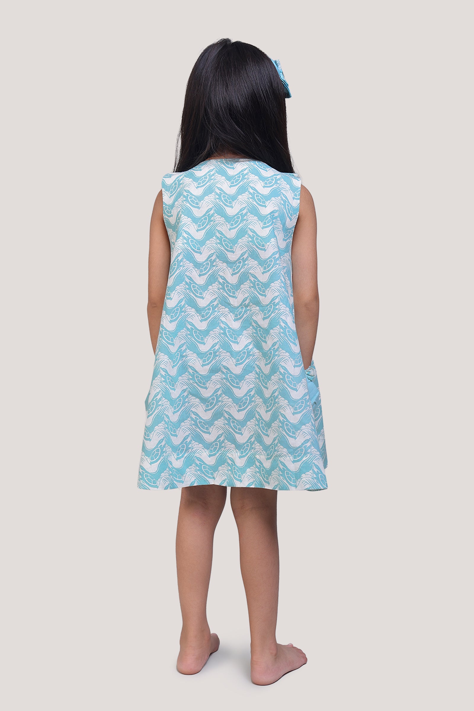 The Talkative Turtle - Peek-a-boo Frock