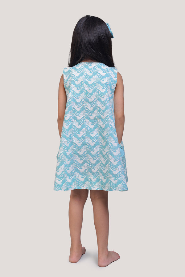 The Talkative Turtle - Peek-a-boo Frock